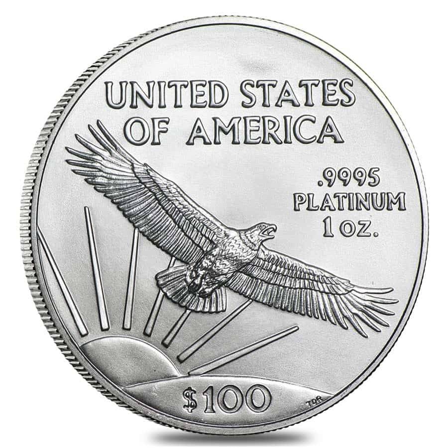 2020 1 oz .9995 Platinum American Eagle $100 Coin